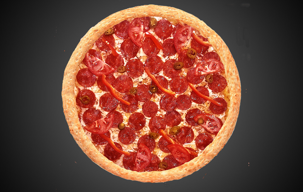 Пицца Пепперони с холопеньо